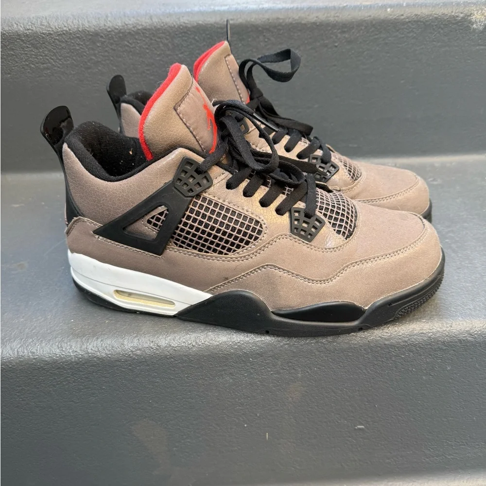 Jordan 4 retro taupe haze size 10 mens air jordan size 10 mens shoes size 10 nba - Picture 7 of 7